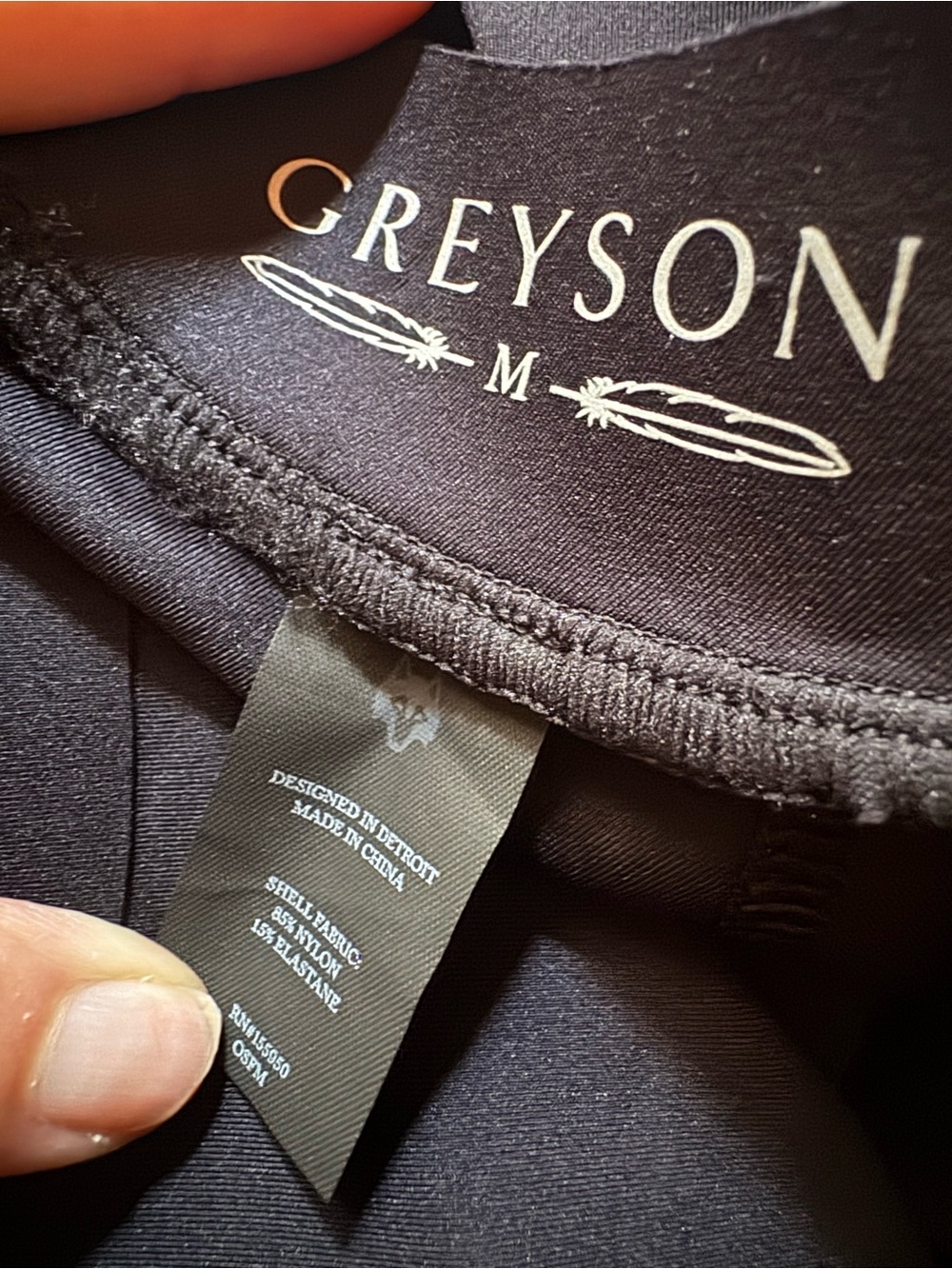 Greyson Nova Mock Neck Long Sleeve Performance Dress Black Size M NWT - Picture 9 of 11